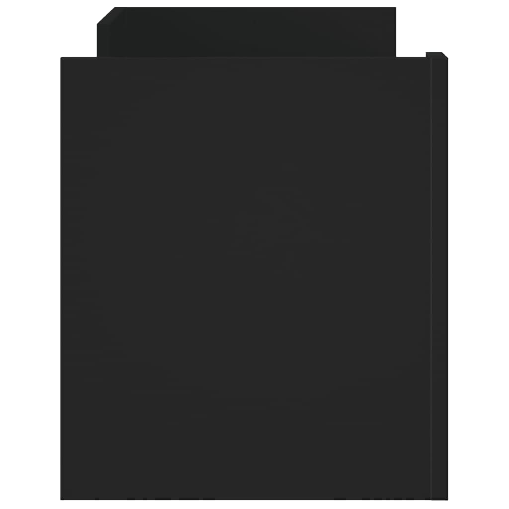 Mobile Porta TV Nero 100x35x40 cm in Legno Multistrato - homemem39