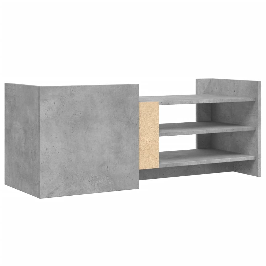 Mobile per TV Grigio Cemento 100x35x40 cm Legno Multistrato - homemem39