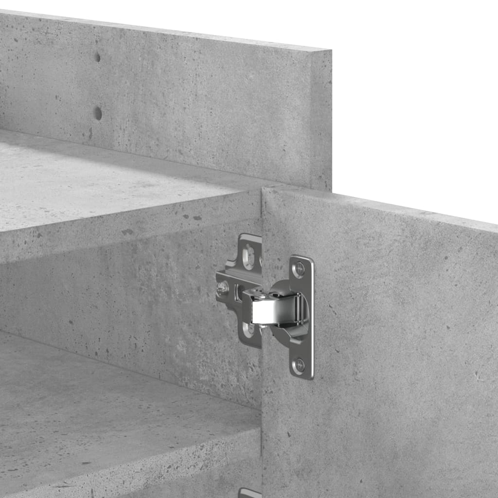 Mobile per TV Grigio Cemento 100x35x40 cm Legno Multistrato - homemem39