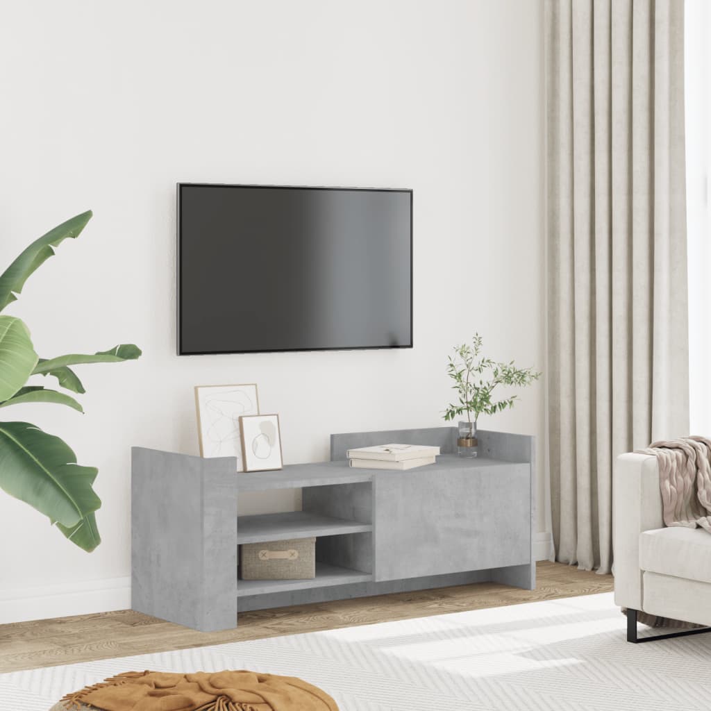 Mobile per TV Grigio Cemento 100x35x40 cm Legno Multistrato - homemem39