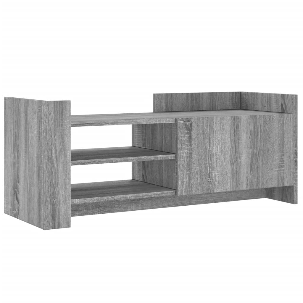 Mobile TV Grigio Sonoma 100x35x40 cm in Legno Multistrato - homemem39