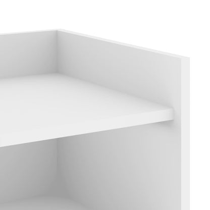 Credenza Bianca 45x35x75 cm in Legno Multistrato - homemem39