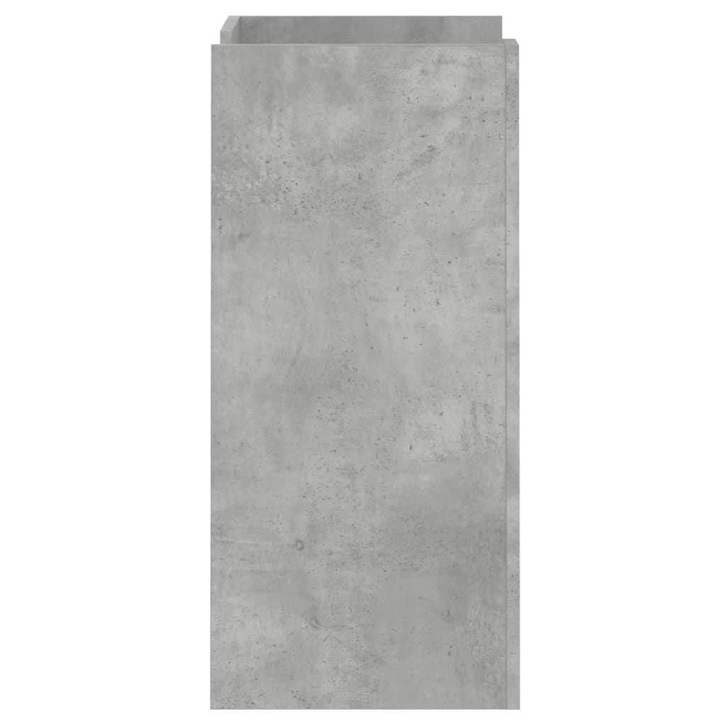 Credenza Grigio Cemento 45x35x75 cm in Legno Multistrato