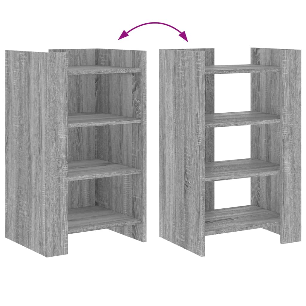 Credenza Grigio Sonoma 45x35x75 cm in Legno Multistrato - homemem39