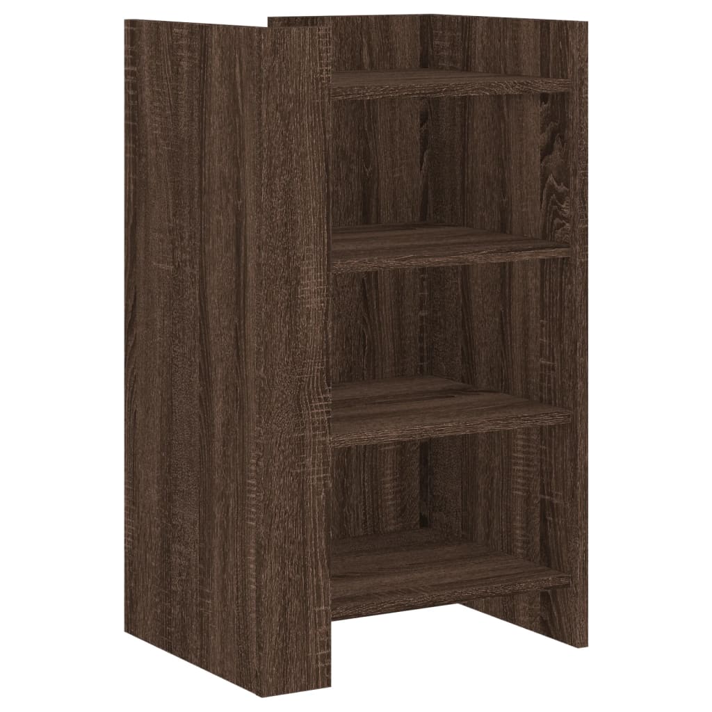 Credenza Rovere Marrone 45x35x75 cm in Legno Multistrato