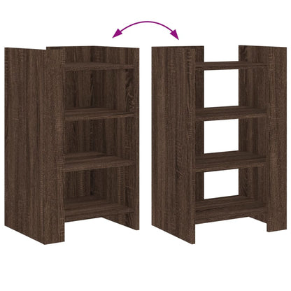 Credenza Rovere Marrone 45x35x75 cm in Legno Multistrato - homemem39