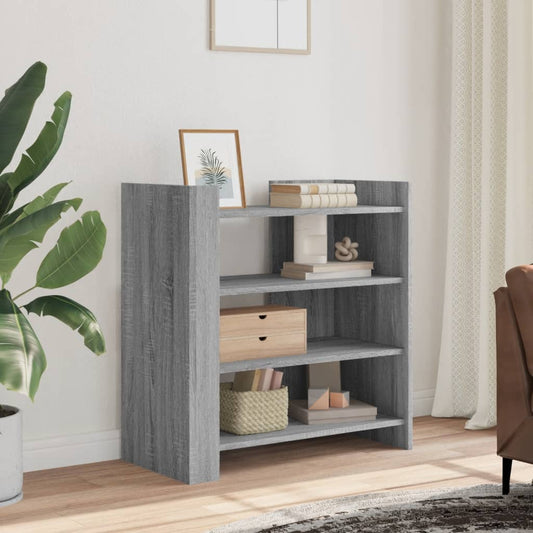 Credenza Grigio Sonoma 73,5x35x75 cm in Legno Multistrato