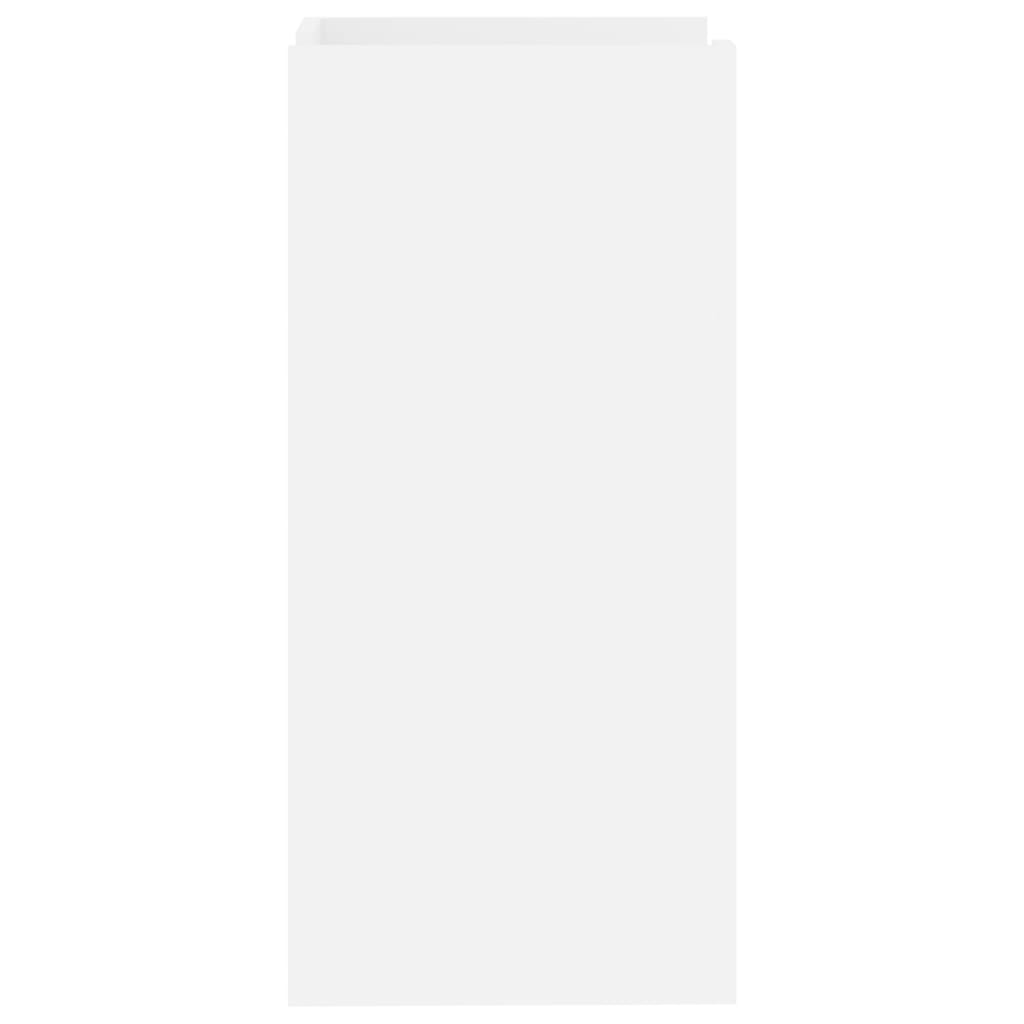 Credenza Bianca 45x35x75 cm in Legno Multistrato - homemem39