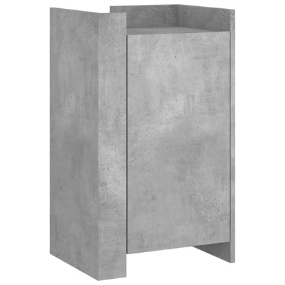 Credenza Grigio Cemento 45x35x75 cm in Legno Multistrato