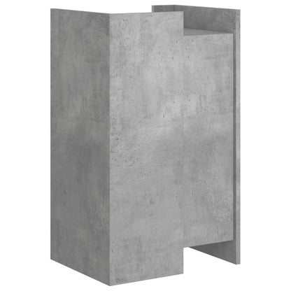 Credenza Grigio Cemento 45x35x75 cm in Legno Multistrato