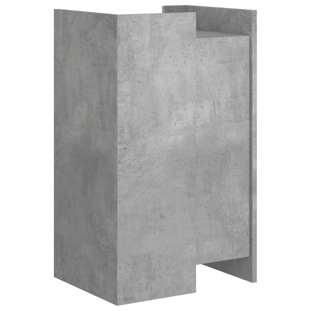 Credenza Grigio Cemento 45x35x75 cm in Legno Multistrato - homemem39