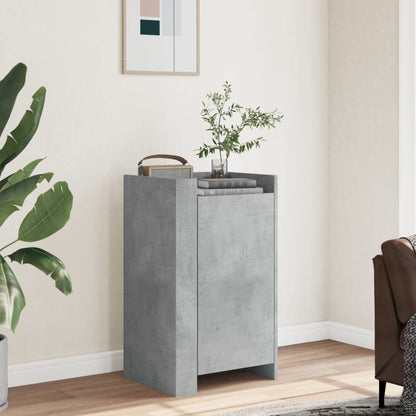 Credenza Grigio Cemento 45x35x75 cm in Legno Multistrato