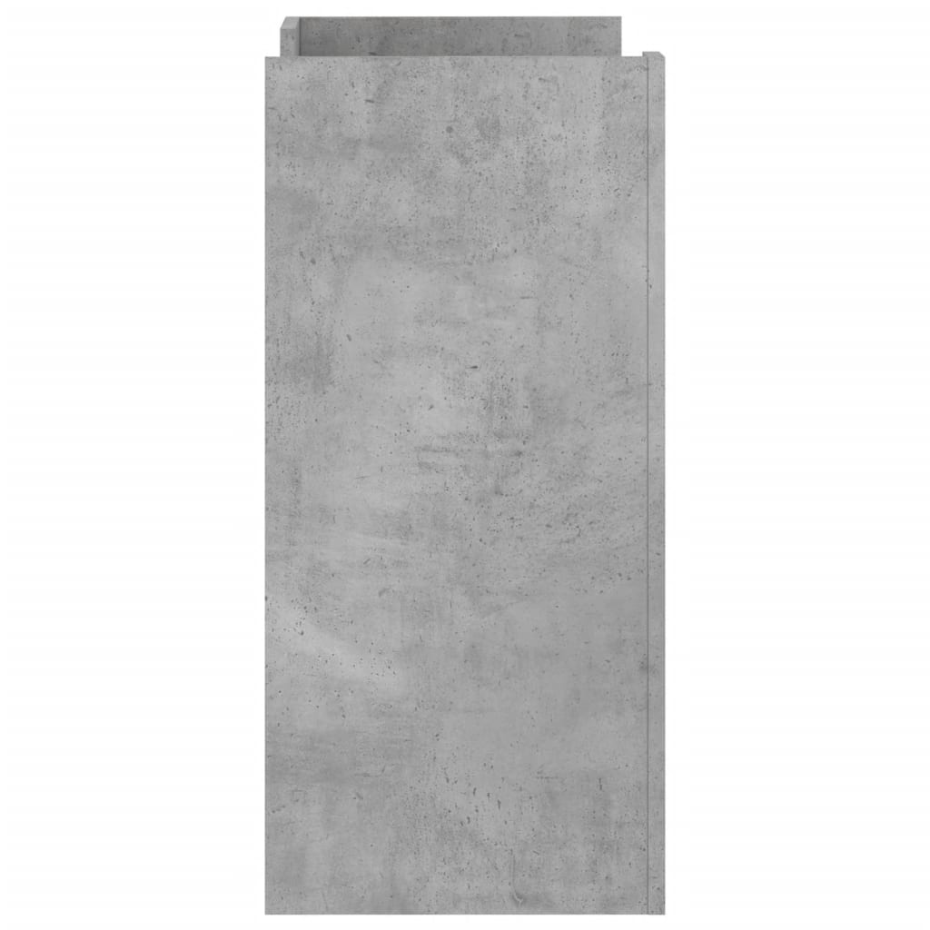 Credenza Grigio Cemento 73,5x35x75 cm in Legno Multistrato