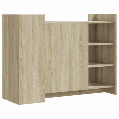 Credenza Rovere Sonoma 100x35x75 cm in Legno Multistrato