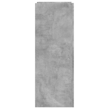 Scarpiera Grigio Cemento 74,5x37,5x100 cm in Legno Multistrato - homemem39