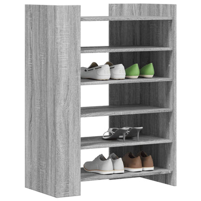 Scarpiera Grigio Sonoma 74,5x37,5x100 cm in Legno Multistrato - homemem39