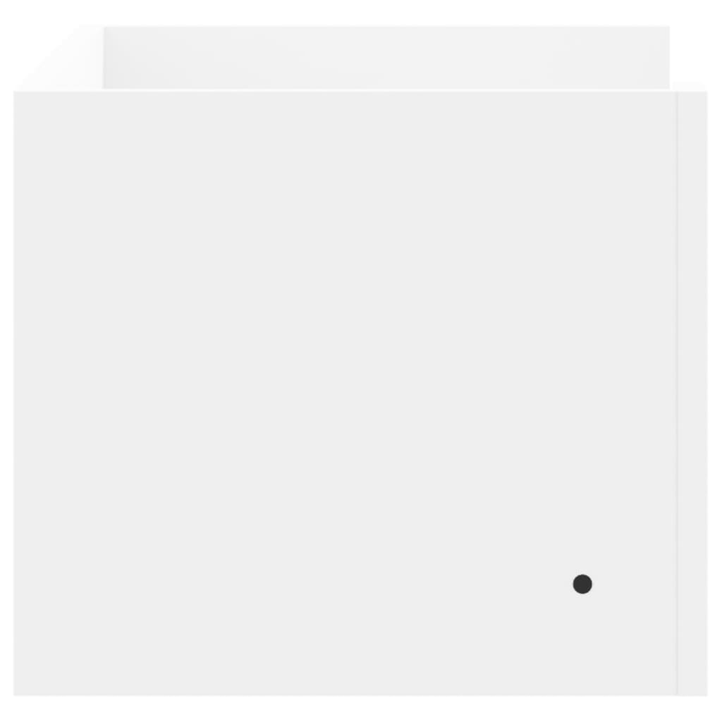 Scaffale a Parete Bianco 70,5x35x30,5 cm in Legno Multistrato | homemem39