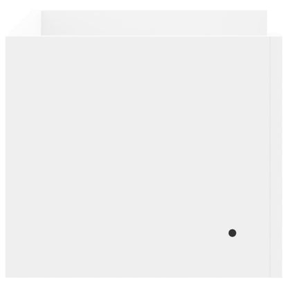 Scaffale a Parete Bianco 70,5x35x30,5 cm in Legno Multistrato | homemem39
