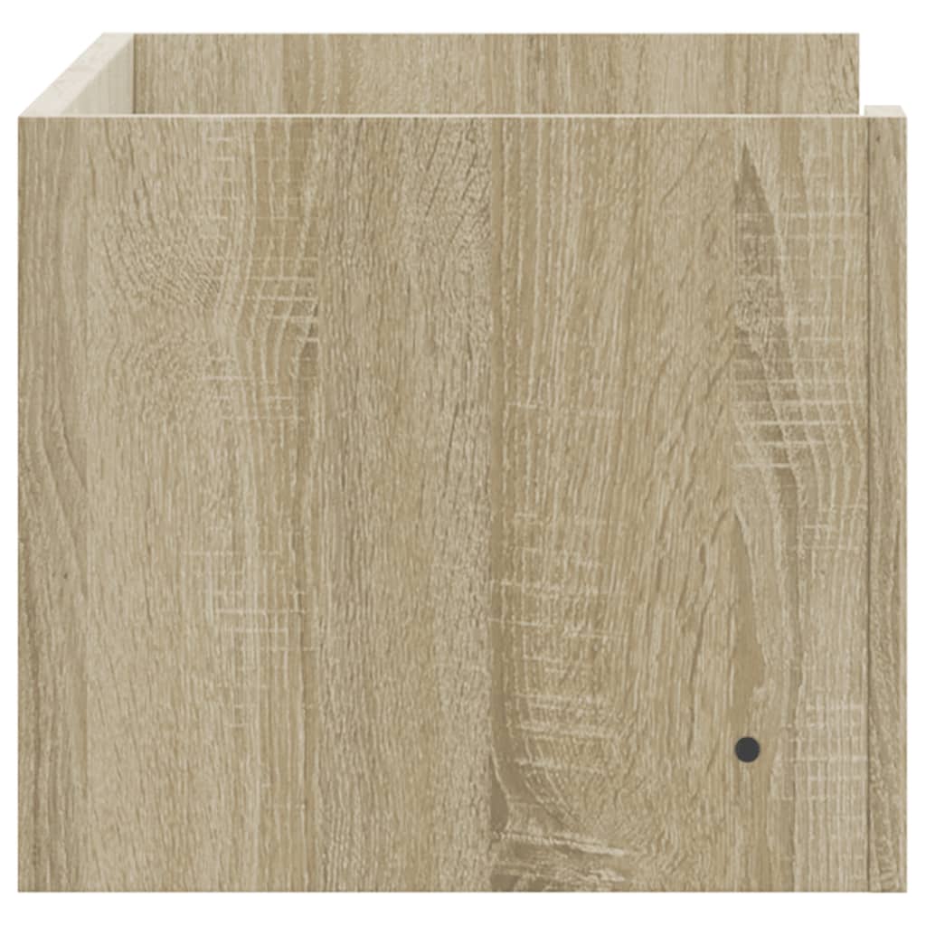 Scaffale Parete Rovere Sonoma 70,5x35x30,5 cm Legno Multistrato