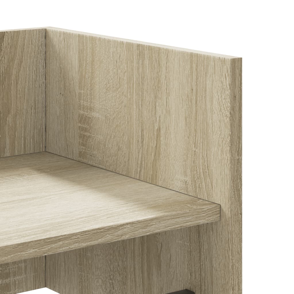 Scaffale Parete Rovere Sonoma 70,5x35x30,5 cm Legno Multistrato | homemem39
