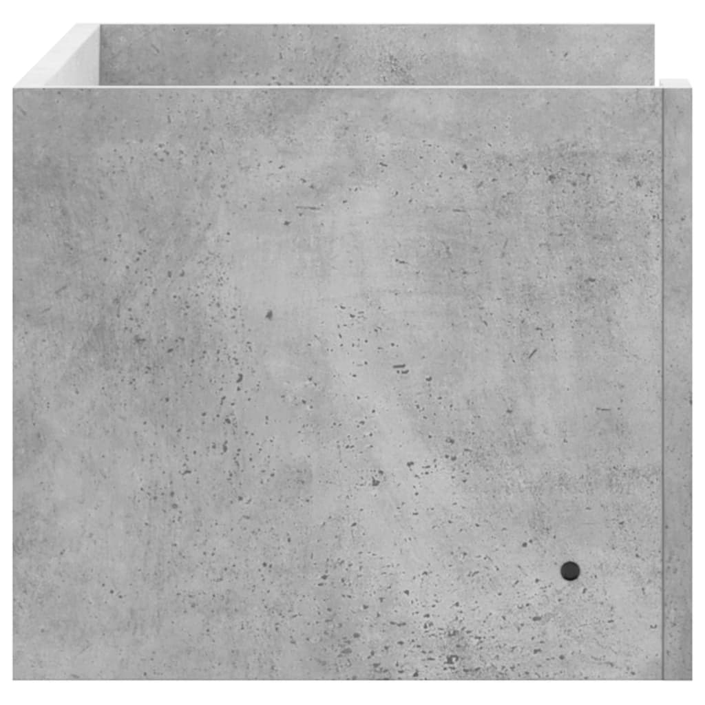 Scaffale a Muro Grigio Cemento 70,5x35x30,5cm Legno Multistrato | homemem39