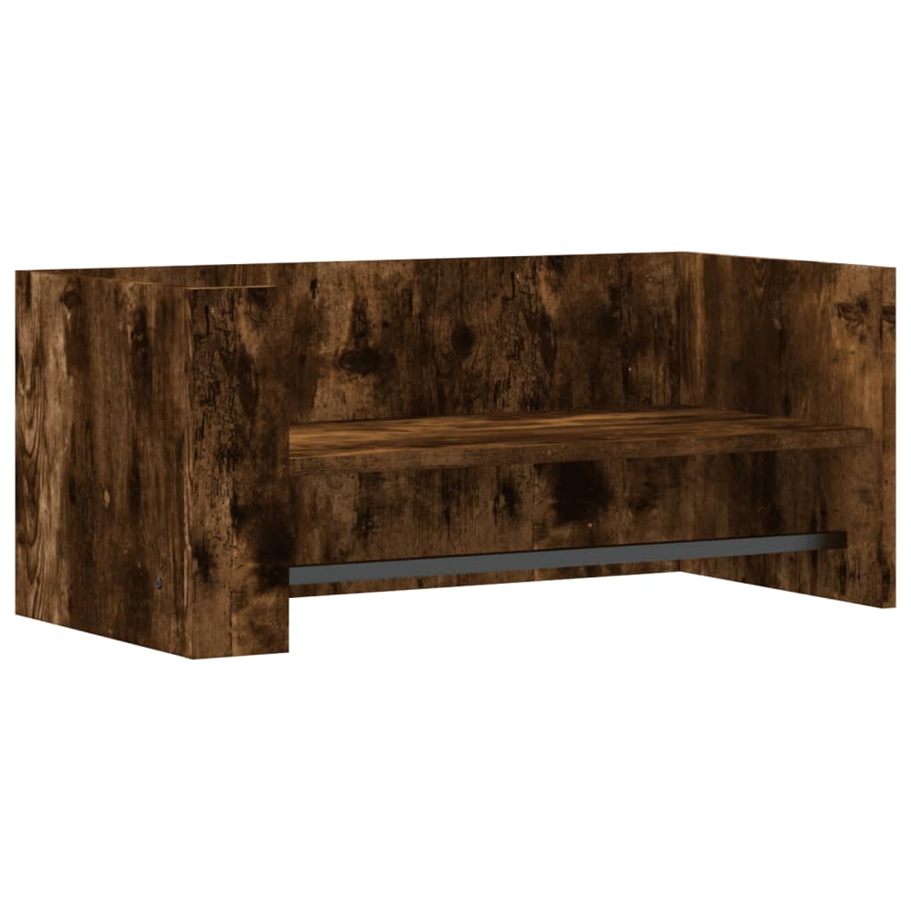 Mensola a Muro Rovere Fumo 70,5x35x30,5 cm Legno Multistrato | homemem39