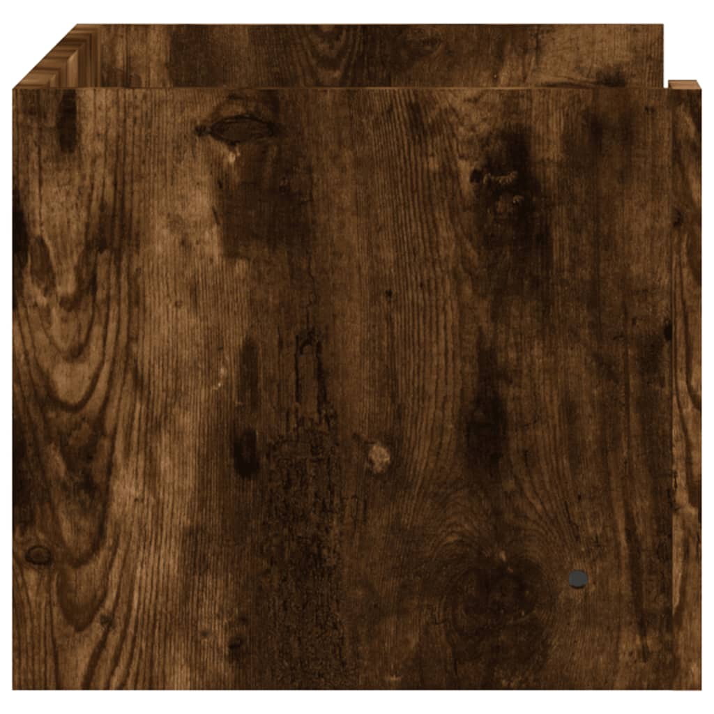 Mensola a Muro Rovere Fumo 70,5x35x30,5 cm Legno Multistrato | homemem39