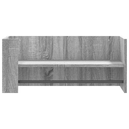 Mensola a Muro Grigio Sonoma 70,5x35x30,5 cm Legno Multistrato