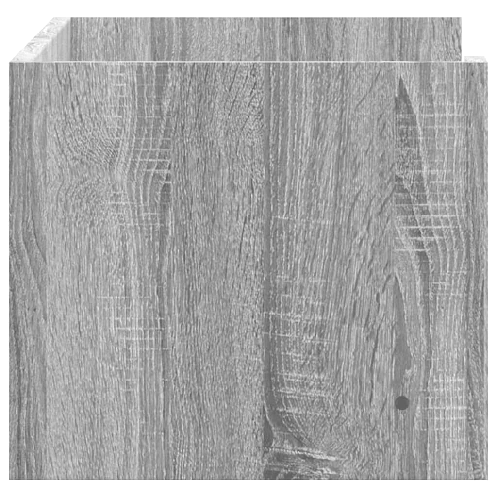Mensola a Muro Grigio Sonoma 70,5x35x30,5 cm Legno Multistrato | homemem39