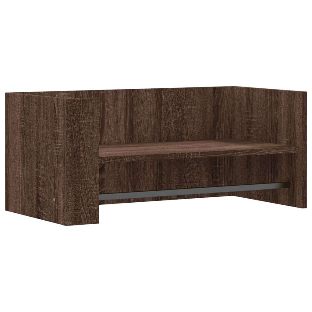 Mensola a Muro Rovere Marrone 70,5x35x30,5 cm Legno Multistrato | homemem39