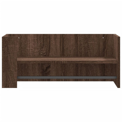 Mensola a Muro Rovere Marrone 70,5x35x30,5 cm Legno Multistrato