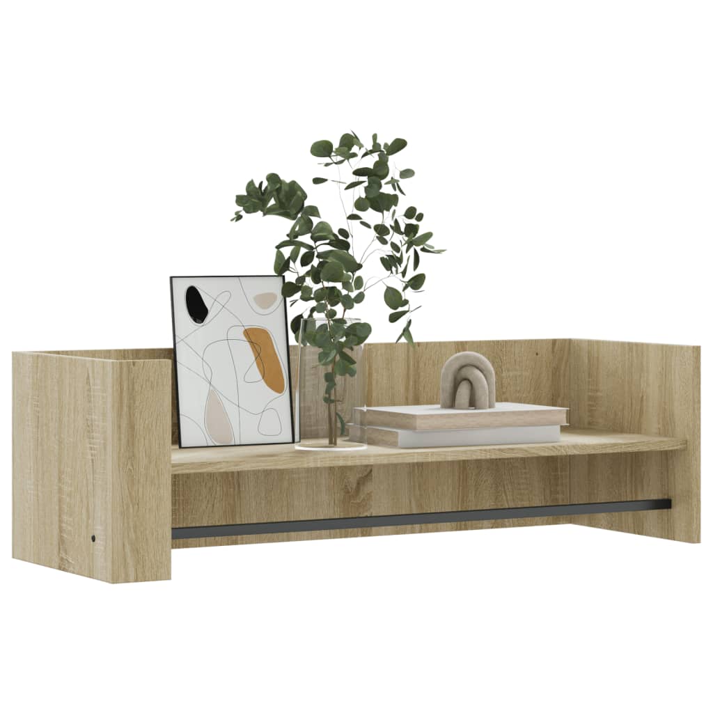 Scaffale a Parete Rovere Sonoma 100x35x30,5cm Legno Multistrato | homemem39