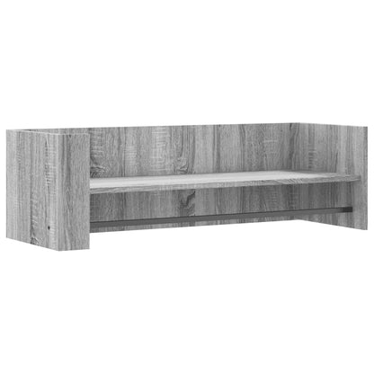 Mensola a Muro Grigio Sonoma 100x35x30,5 cm Legno Multistrato | homemem39