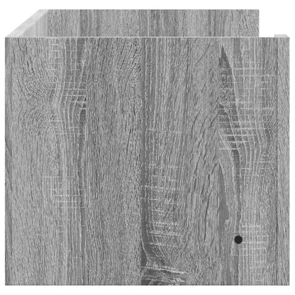 Mensola a Muro Grigio Sonoma 100x35x30,5 cm Legno Multistrato