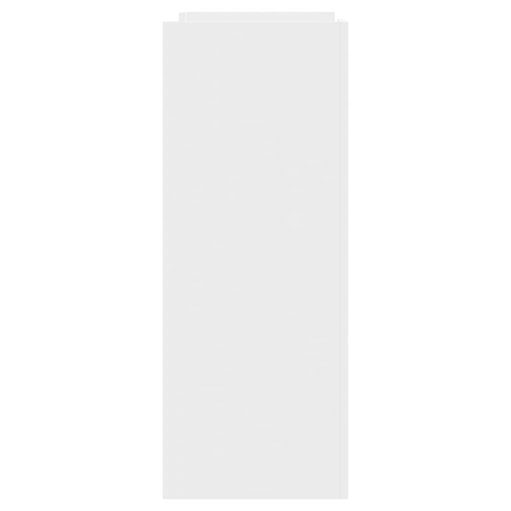 Tavolino Consolle Bianco 100x35x90 cm in Legno Multistrato - homemem39