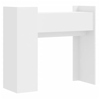 Tavolino Consolle Bianco 100x35x90 cm in Legno Multistrato | homemem39