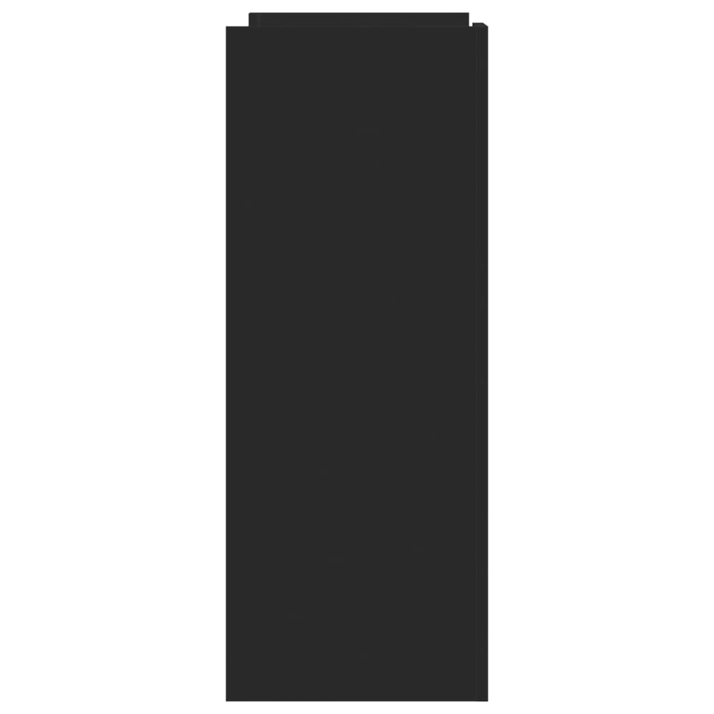 Tavolino Consolle Nero 100x35x90 cm in Legno Multistrato - homemem39