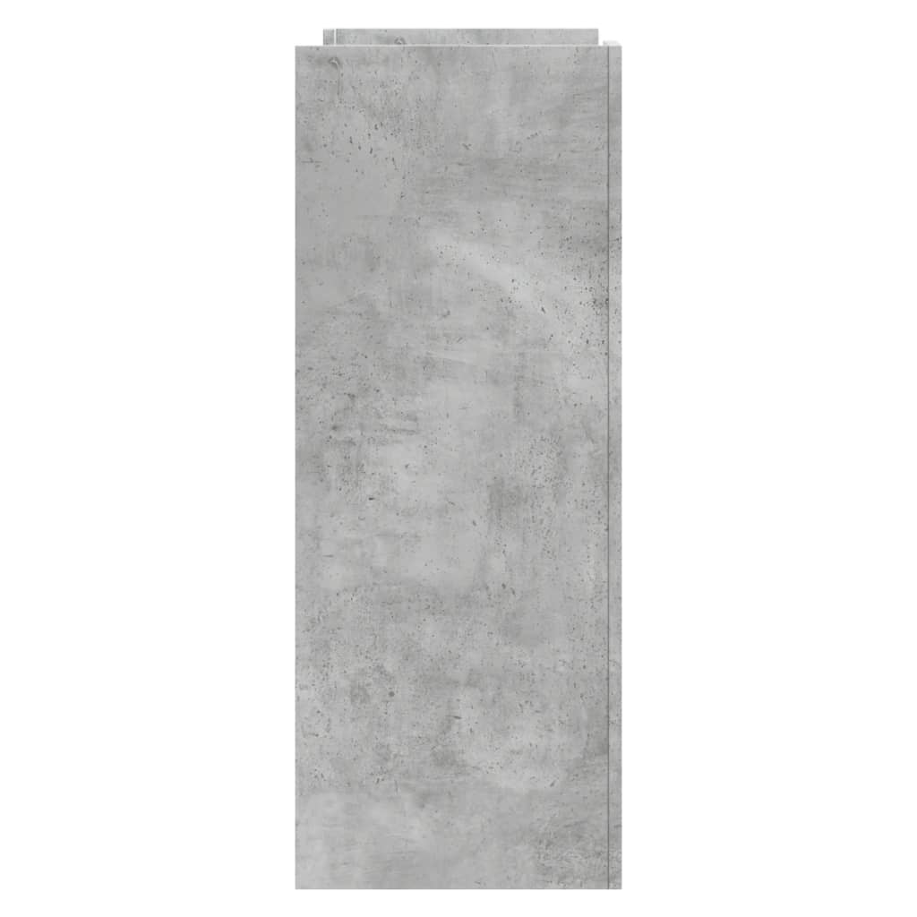 Tavolino Consolle Grigio Cemento 100x35x90 cm in Multistrato - homemem39