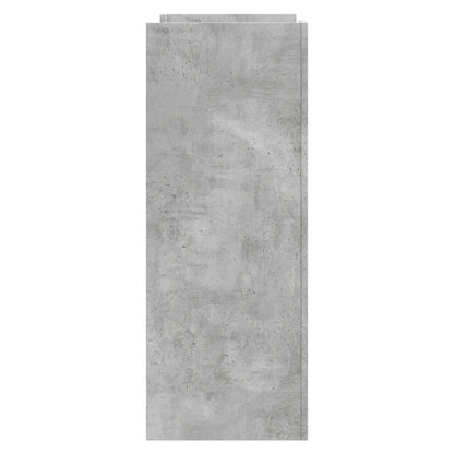 Tavolino Consolle Grigio Cemento 100x35x90 cm in Multistrato - homemem39