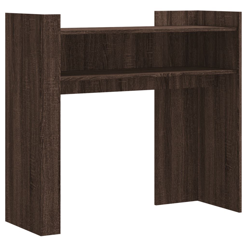 Tavolino Consolle Rovere Fumo 100x35x90 cm in Legno Multistrato - homemem39