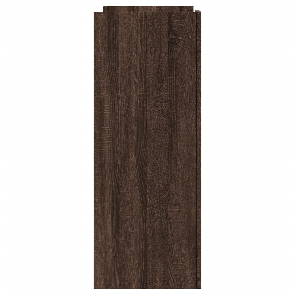 Tavolino Consolle Rovere Fumo 100x35x90 cm in Legno Multistrato - homemem39