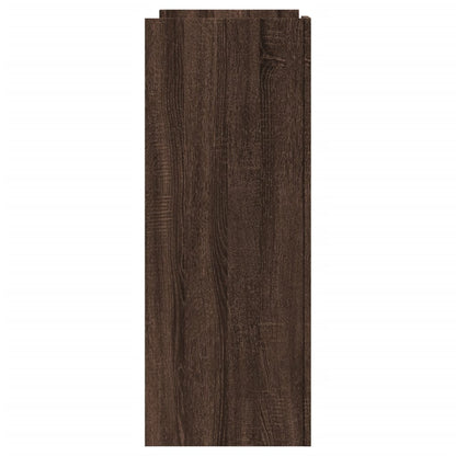 Tavolino Consolle Rovere Fumo 100x35x90 cm in Legno Multistrato - homemem39