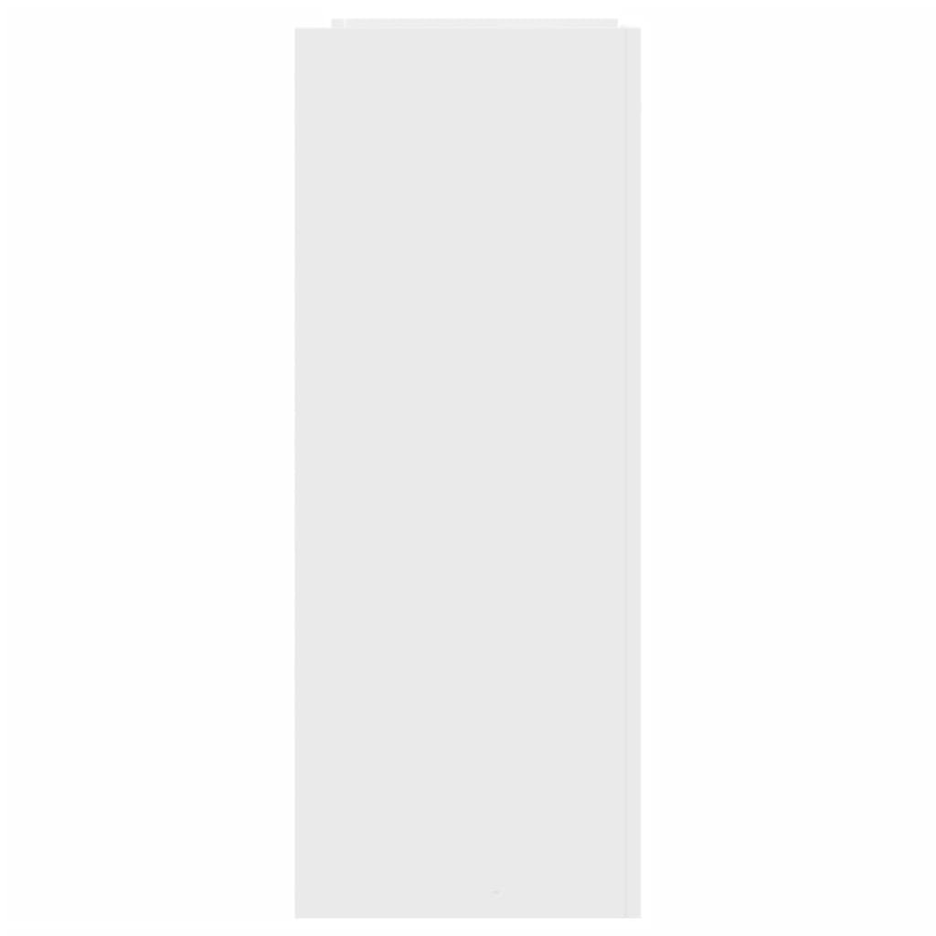 Tavolino Consolle Bianco 100x35x90 cm in Legno Multistrato - homemem39