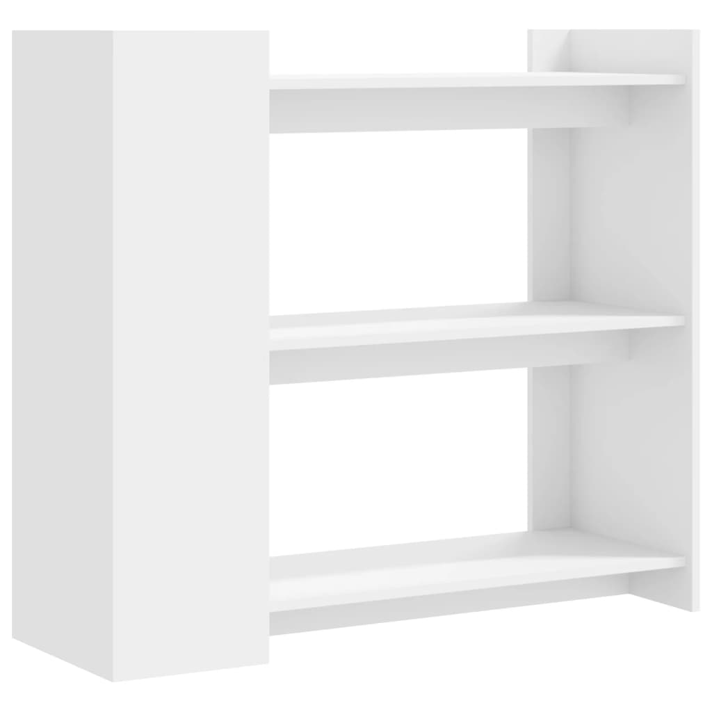 Tavolino Consolle Bianco 100x35x90 cm in Legno Multistrato - homemem39