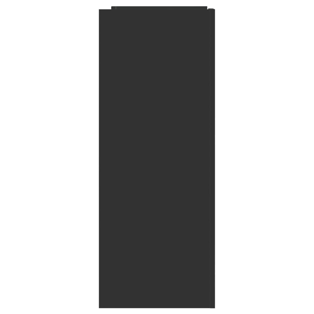 Tavolino Consolle Nero 100x35x90 cm in Legno Multistrato - homemem39