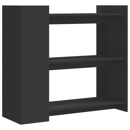 Tavolino Consolle Nero 100x35x90 cm in Legno Multistrato - homemem39