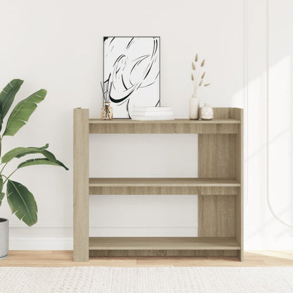 Tavolo Consolle Rovere Sonoma 100x35x90 cm in Legno Multistrato | homemem39