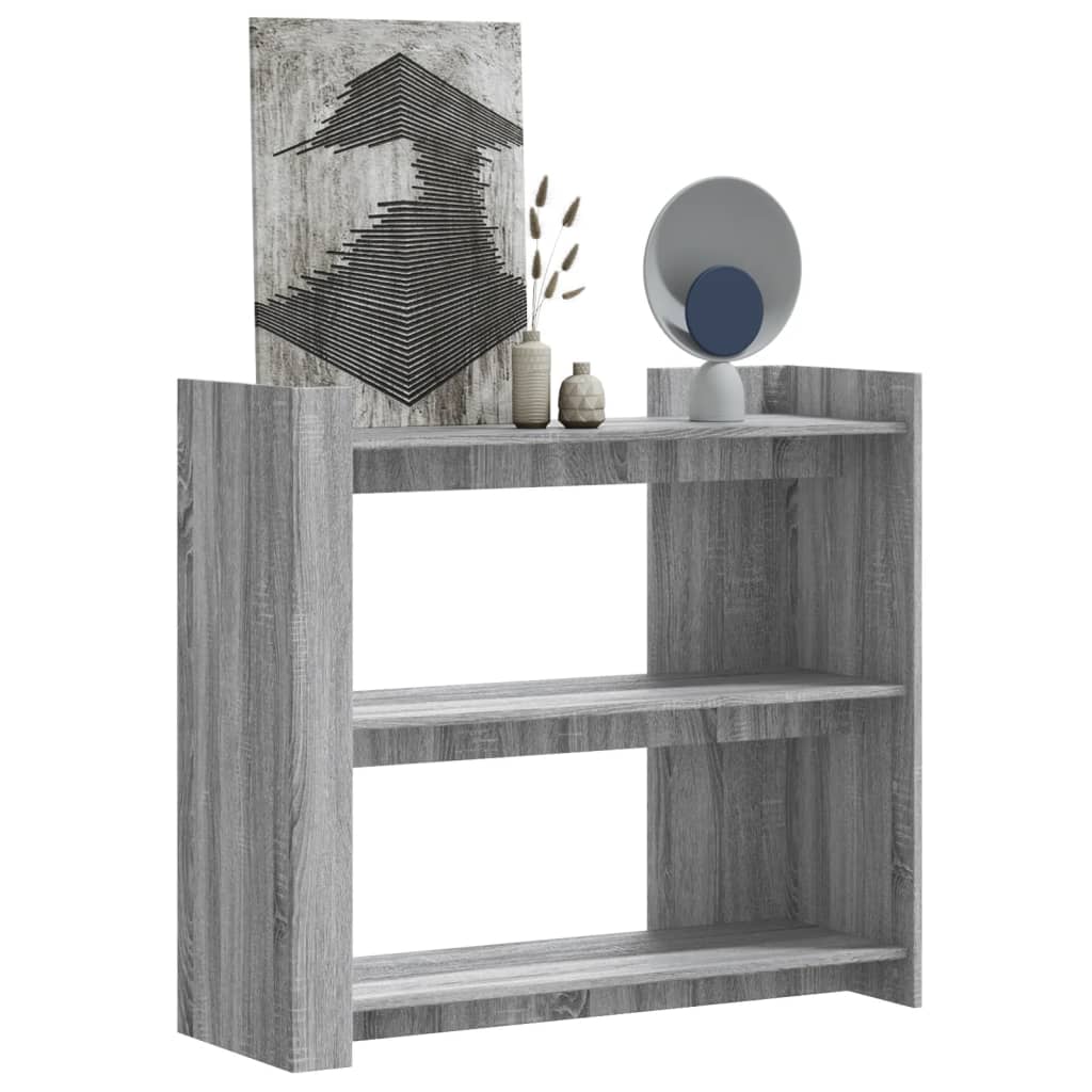 Tavolo Consolle Grigio Sonoma 100x35x90 cm in Legno Multistrato | homemem39