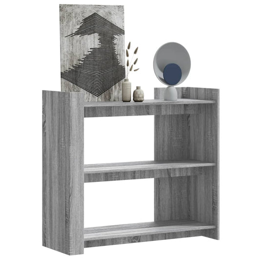 Tavolo Consolle Grigio Sonoma 100x35x90 cm in Legno Multistrato - homemem39