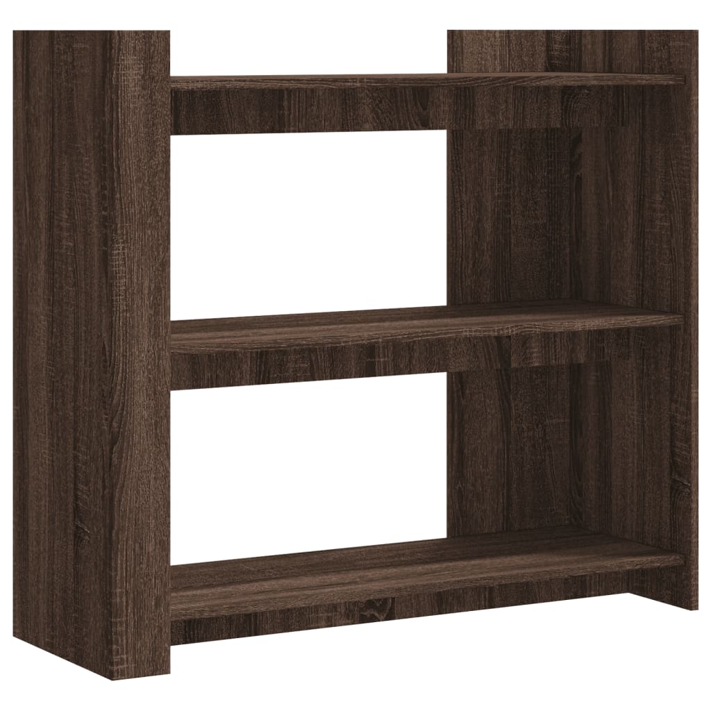 Tavolino Consolle Rovere Marrone 100x35x90 cm Legno Multistrato | homemem39